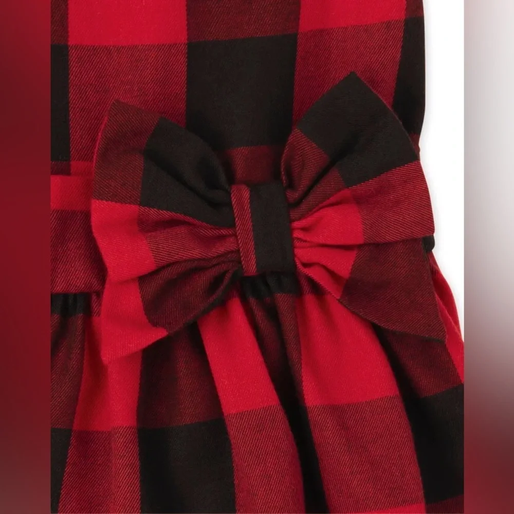 Toddler Girls Buffalo Plaid Dress -The Children’s Place - 3t